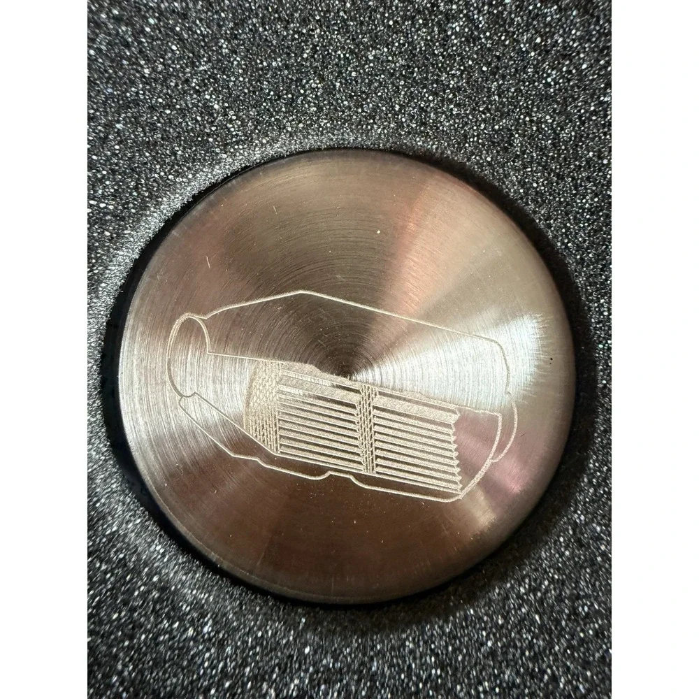 Desk Clock Lot 10 Transparent Analog Face Folding Round catalytic converter Logo